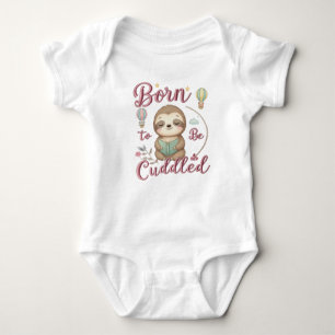 Adorable Baby Sloth Baby Bodysuit