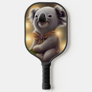 Adorable Baby Smiling Koala Bear Pickleball Paddle