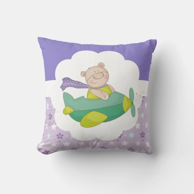 Adorable Baby Teddy Bear   Cushion (Front)