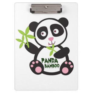Adorable Bamboo Panda Design – Perfect for  Clipboard