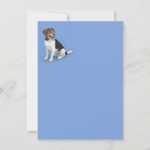 Adorable Beagle Mix Note Card