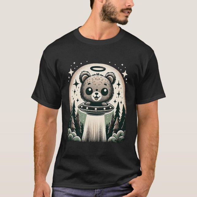Adorable Bear Abduction T-Shirt (Front)