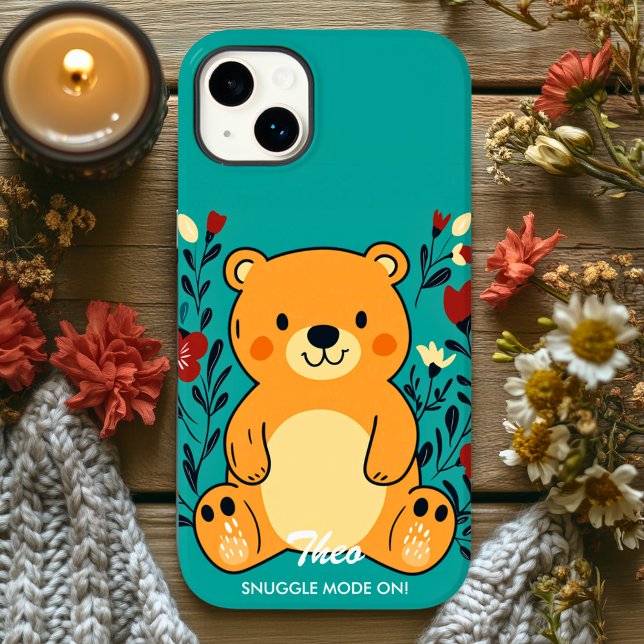 Adorable Bear Charm - Cosy & Cute Vibes Case-Mate iPhone Case (Creator Uploaded)