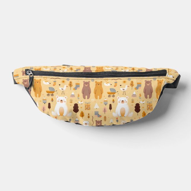 Adorable Bear Pattern Bum Bags (Lay Down)
