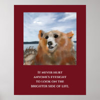 Adorable Bear Print, Value Poster Paper (Matte)