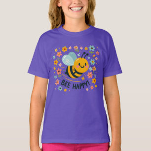 Adorable Bee Happy T-shirt Kids