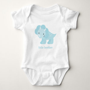 Adorable Blue Baby Dinosaur Bodysuit