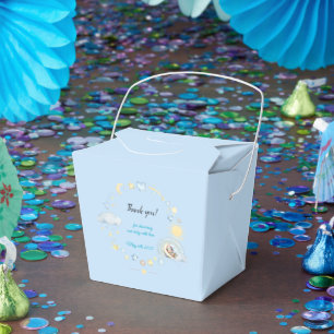 Adorable Blue Dreamy Baby Boy Shower Favour Box