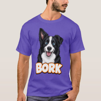 Adorable Borking Border Collie T-Shirt
