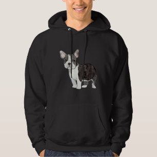 Adorable Boston Terrier Dog Watercolor Hoodie