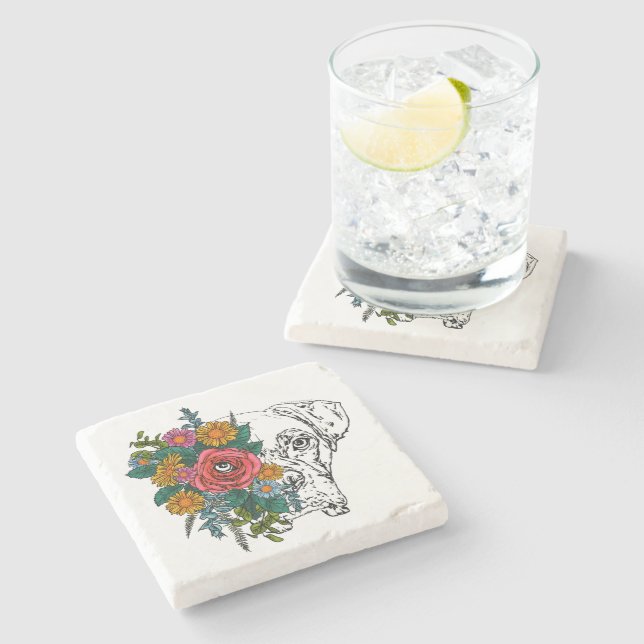 Adorable Boxer Dog Coasters (Side)