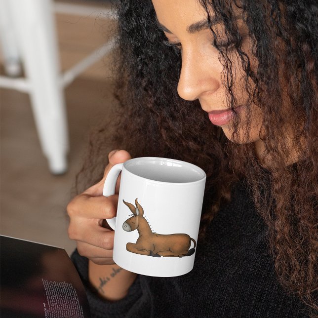 Adorable Brown Donkey Mug (Creator Uploaded)