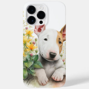 ADORABLE BROWN & WHITE BULL TERRIER PUPPY Case-Mate iPhone 14 PRO MAX CASE