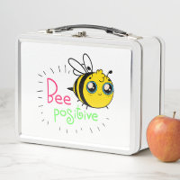 Adorable Bumble Bee Be Positive Motivational