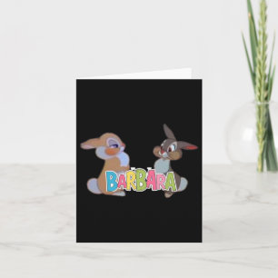 Adorable Bunny Duo With Byrbyra Name Design – Uniq Card