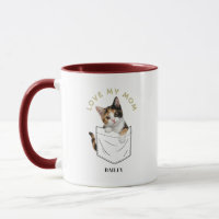 Adorable Calico Cat in Pocket Name