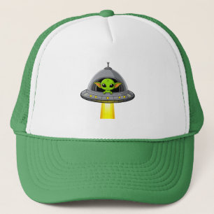 Adorable Cartoon Alien Trucker Hat