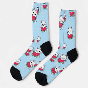 Adorable Cartoon Cat Socks Cute & Cosy Footwear