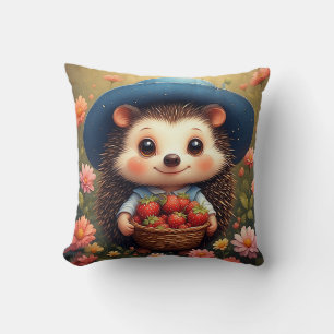 Adorable Cartoon Hedgehog Cushion