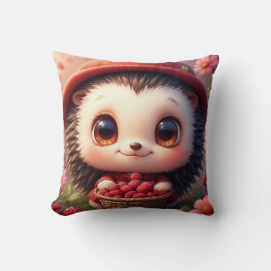 Adorable Cartoon Hedgehog Cushion