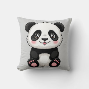 Adorable Cartoon Panda Cushion
