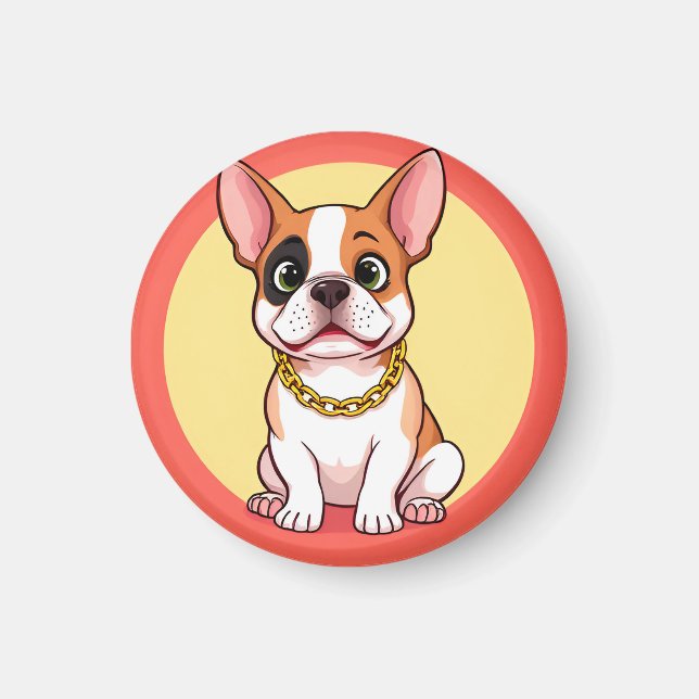Adorable Cartoon Puppy Magnet (Front)