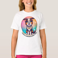 Adorable Cartoon Puppy with Bright Eyes