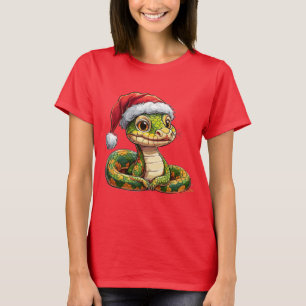 Adorable Cartoon Snake T-Shirt