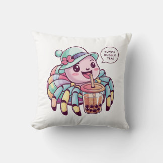 Adorable Cartoon Spider: Cozy, Kawaii Vibes Cushion
