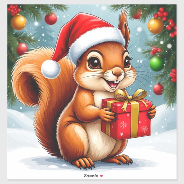 Adorable Cartoon Squirrel (Sheet)
