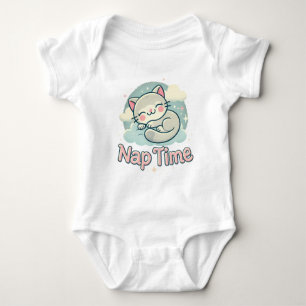 Adorable Cat Baby Bodysuit
