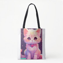Adorable  cat bag design 