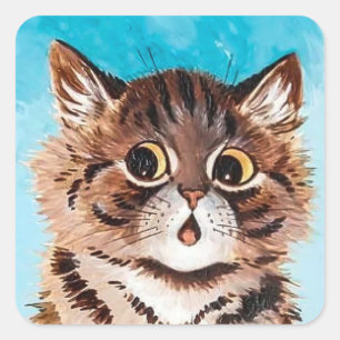 Adorable Cat by Louis Wain Sticker Sheet