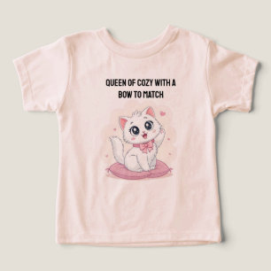 Adorable Cat Graphic Tee for Kids & Animal Lovers