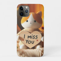 Adorable Cat Plush with Heartfelt Message