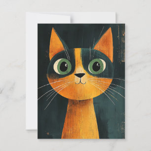Adorable Cat Postcard