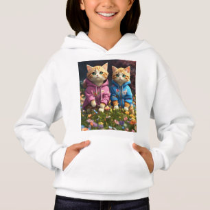 Adorable Cat Print T-Shirt for Kids - Fun & Stylis