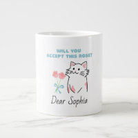 Adorable Cat&Rose