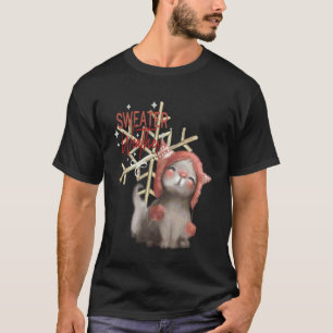 Adorable Cat sweater weather Beanie snowflake wint