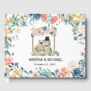 Adorable Cat Themed Wedding Guest Book