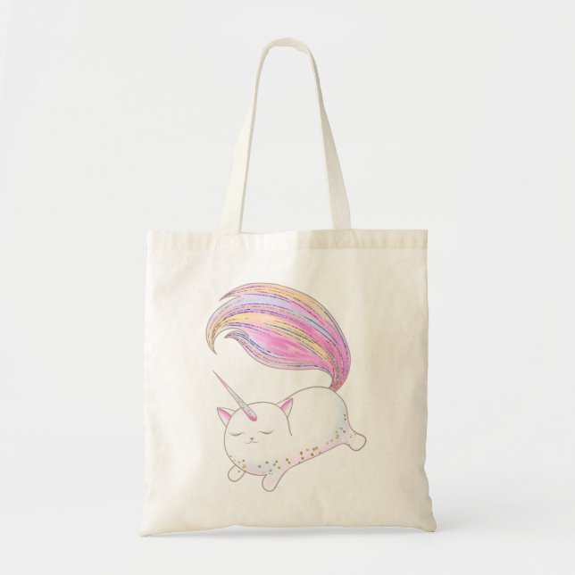 Adorable Caticorn Tote Bag (Front)