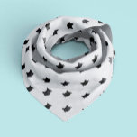 Adorable Cats Pattern Bandana<br><div class="desc">Adorable black and white cats seamless pattern design perfect for the cat lady in your life.</div>