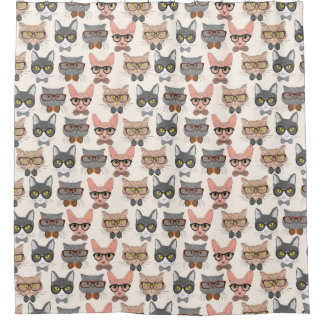 Adorable  Cats Pattern Shower Curtain