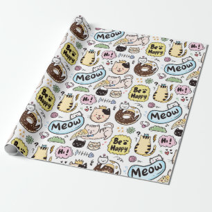 Adorable Cats Wrapping Paper