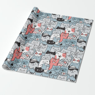 Adorable Cats Wrapping Paper