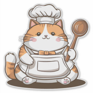Adorable Chef Cat