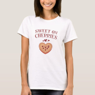Adorable Cherry-Themed Designs for Kawaii Fans T-Shirt