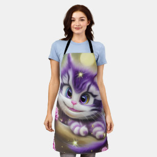 Adorable Cheshire Kitten Apron