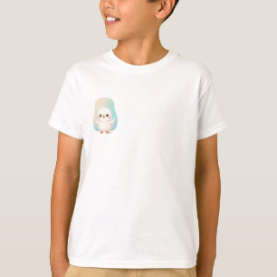 Adorable Chibi White Duckling Illustration T-Shirt