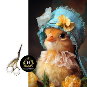Adorable Chick Bonnet Spring Crafts Decoupage  Tissue Paper